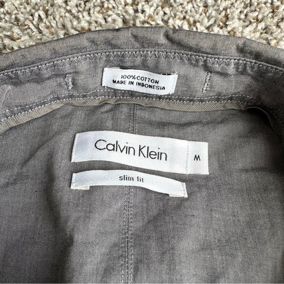 CALVIN KLEIN slim fit button down shirt m - Picture 3 of 3